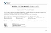 Part-66 Aircraft Maintenance Licence - Vägtrafik · PDF filePart-66 Aircraft Maintenance Licence ... Systems and equipment are arranged within this schedule in conformity with ATA