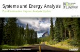 Systems and Energy Analysis Library/Events/2017/co2 capture/1... · Natural Gas. PC, NGCC with and without CO. 2; Capture; 1b; 2b; July 2015. Bituminous Coal; IGCC with and without