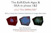 The EoR/Dark-Ages & SKA in phase 1&2 · PDF fileThe EoR/Dark-Ages & SKA in phase 1&2 Léon Koopmans (Kapteyn Astronomical Institute) Co-PI LOFAR EoR Key Science Project