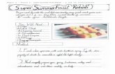 · Web viewPupil 2 - Piece C: Super Summer Fruit Kebab - a set of instructions