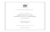 DEBATES OF THE LEGISLATIVE ASSEMBLY · PDF fileDEBATES OF THE LEGISLATIVE ASSEMBLY (HANSARD) THE HONOURABLE LINDA REID, SPEAKER ISSN 0709-1281 (Print) ... Hon. Michelle Stilwell