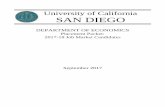 University of California SAN DIEGO - UCSD Department …economics.ucsd.edu/_files/grad-program/job_market... ·  · 2017-10-09SAN DIEGO DEPARTMENT OF ECONOMICS ... EDUCATION PhD