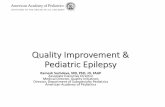 Quality Improvement & Pediatric Epilepsy - AAP.org · PDF fileQuality Improvement & Pediatric Epilepsy Ramesh Sachdeva, MD, PhD, JD, ... SIX SIGMA The Red River Army ... •0% included