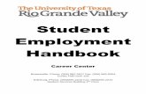 Student Employment Handbook - · PDF fileThis Student Employment handbook contains ... familiarize with all policies and procedures on campus to maximize the ... contact Human Resources