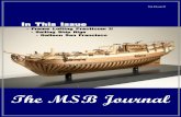 In T his Issue - Model Ship Buildermodelshipbuilder.com/e107_images/custom/The-MSB-Journal/msbjour… · In T his Issue - Frrrame Lofting Pr ... That was the plan...really! ... book