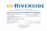 Request for Proposals Campus Store Leasing & Operationscpp.ucr.edu/rfp.pdf · Request for Proposals Campus Store Leasing & Operations Request For Proposal Schedule Dates Proposal