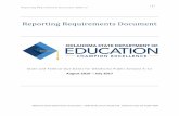 Reporting Requirements Document - Oklahoma Requirements... · Reporting Requirements Document 2016-17 ... Training and Recruiting High-Quality Teachers and ... Special Education Final