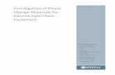 December 2016 Investigation of Phase- Change Materials · PDF fileInvestigation of Phase-Change Materials for ... Investigation of Phase-Change Materials for Vaccine Cold Chain ...