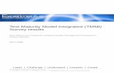 Test Maturity Model integrated (TMMi) Survey results upon the industry standard Test Maturity Model integrated (TMMi), ... the collection and use of metrics, ... when software testing
