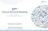 37th Annual General Meeting - Biocon · PDF file2019: US$24 billion (Estimated)^ Global Biosimilars Market^ Global Biosimilars in Clinical Development* ... different autoimmune diseases