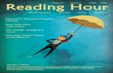 short fiction essays verse reviews - Reading Hourreadinghour.in/issue_pdf/ReadingHourJulAug2013-Preview.pdfshort fiction essays verse reviews Reading Hour ... Cover by Sandhya Prabhat