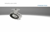 Butterfly valve VZAS - Festo · PDF fileButterfly valve VZAS ... To achieve max. tightness at vacuum application please select biggest available ... (all conditions except standard