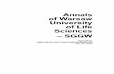 Annals of Warsaw University of Life Sciences – · PDF fileDepartment of Machine Building, Vilnius Gediminas Technical University Vilnius, Lithuania. ... weed incidence on the Þ