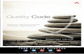 Quality Code: Software Testing Principles, Practices, and …ptgmedia.pearsoncmg.com/images/9780321832986/samplepages/... · Quality Code Software Testing Principles, Practices, and