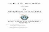 FACULTY OF LIFE SCIENCES - Guru Nanak Dev Universitygndu.ac.in/syllabus/201314/INTDISP/FACULTY OF LIFE... ·  · 2014-01-30FACULTY OF LIFE SCIENCES SYLLABUS FOR ... R. F. (1982),