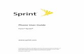 Fusic™ by LG® - · PDF fileWelcome to Sprint Sprintis committed to bringing you the bestwireless technology available. We builtour complete, nationwide network from the ground up,