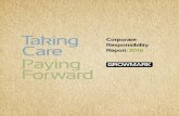 Corporate Responsibility Report 2016 -  · PDF fileCorporate Responsibility Report 2016 ... The Fertilizer Institute, Canadian ... GROWMARK’s robust internship