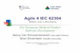 Agile 4 IEC 62304 - XP 2013xp2013.org/wp-content/uploads/2013/06/20130607-Fast_Can_Be_Safe... · Agile 4 IEC 62304 XP2013 June 7, ... model for the software project and for mapping