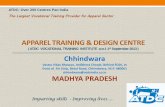 APPAREL TRAINING & DESIGN CENTRE - ATDC Vastra Vikas Bhawan, Imlikhera Chowk, Behind FDDI, In front of Air Strip, Betul Road, Chhindwara, M.P. 480001 chhindwara@atdcindia.co.in MADHYA