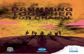 FOR CHANGE - SOS Children's Villages · PDF fileappropriate acknowledgement. Editor: Rebecca Dobson ... Global Project Manager SOS Children’s Villages ... international voices with