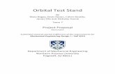 Orbital Test Stand - Welcome - College of Engineering ... · PDF fileOrbital Test Stand By Mary Begay ... where a concrete block with a pneumatic scissor jack on ... This is an issue