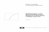 Basel Committee on Banking Supervision · PDF fileBasel Committee on Banking Supervision Working Paper on the ... Project finance may take the form of financing of the construction