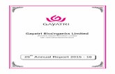 Gayatri BioOrganics Limited each (Rupees Ten only) and 20,00,000 (Twenty Lakhs) 6% cumulative Redeemable Optionally convertible Preference Shares of Rs.100/- each (Rupees Hundred only)