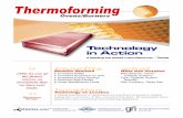 Thermoforming - Gas Technology natural gas to heat thermoplastic sheet products during thermoforming oper- ... nance manager calls this retrofit project â€œone of the fastest returns