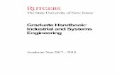 Graduate Handbook: Industrial and Systems …ise.rutgers.edu/sites/default/files/uploads/grad handbook 2017-2018...Graduate Handbook: Industrial and Systems Engineering Academic Year