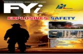 EXPLOSIVES SAFETY - · PDF fileINTRODUCTION. These information is only a basic understanding for those who are involved in the explosives . manufacturing industry. Most of the information