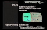 Thermal Arc Fabricator 252i Welder W1004401 Operating Manual Arc Fabricator 252i Welder W1004401 Operating Manual