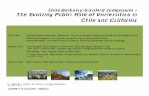 Chile-Berkeley-Stanford Symposium The Evolving Public · PDF fileThe Evolving Public Role of Universities in ... 2003–04 to 2011–12 ... While Berkeley founders have started businesses