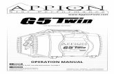 OPERATION MANUAL - Appion  · PDF file4 Warnings and Safety Information IMPORTANT - READ THIS MANUAL BEFORE OPERATION This Operation Manual contains important information for
