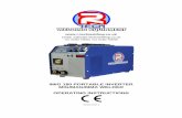 IMIG 180 PORTABLE INVERTER MIG/MAG/MMA WELDER · PDF fileMIG/MAG/MMA WELDER OPERATING INSTRUCTIONS . Version 2017-1. Thank you for selecting the R-Tech I-MIG180 Portable . Inverter