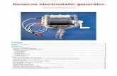 (Electrostatic High-Voltage Genecon - Data Harvest - · PDF fileUsing the movement of pith balls to measure the electrostatic force ... Electrostatic High-Voltage Genecon® and ...
