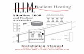 Slimline 2000 - A.I.M. Radiant · PDF file · 2014-08-224 After a heatloss calculation has been done the next step is selecting and sizing the system components. Selecting and Sizing