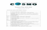 COSMO Science  · PDF fileScience Plan 2015-2020 Publication date: 21. 04. ... M. Ziemiański (IMGW-PIB), D. Majewski (DWD), C. Marsigli ... feedback of the SPM
