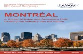 MONTRÉAL - International Aviation Womens Association · PDF filein Montréal: Bell Helicopter Textron Canada, Bombardier Aerospace, CAE, ... The theme of this year’s conference,