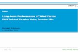 Long-term Performance of Wind Farms -  · PDF fileLong-term Performance of Wind Farms 1 EWEA Technical Workshop, Malmo, ... Factors affecting turbine performance have been
