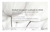 Costs of the transport sector under low carbon scenarios · PDF fileCosts of the transport sector under low ... (public transport) WRI EMBARQ ... Global analysis and regional limitations