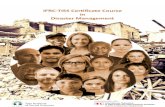 IFRC-TISS Certificate Course in Disaster · PDF fileIFRC-TISS Certificate Course in Disaster Management ... The online Certificate Course in Disaster Management ... the term paper