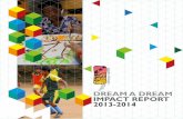 DREAM A DREAM IMPACT REPORT 2013-2014 ... theme for this Impact report 2013-14 is Building Blocks. Building blocks as a game is always inspiring and motivating to come up with new