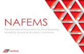 An Introduction to NAFEMS - eCon · PDF file Principal Aims of NAFEMS 3 Improve the professional status of all persons engaged in the use of engineering simulation Establish best practice