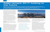 ASIA Asian cement 2017: looking to the future P… ·  · 2018-01-18a distressed exit by Jaypee in India, sub- ... Reconfigure supply chain Cement companies should take this ...