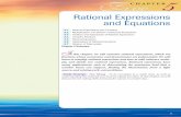Rational Expressions and Equations - East Valley …eastvalleyhs.com/wp-content/.../RATIONAL-EXPRESSIONS-and-EQUATIONS.pdfObjective 2 Find values for which a rational expression is