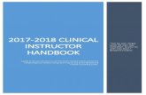2017-2018 Clinical instructor Handbook - Laramie … CLINICAL INSTRUCTOR HANDBOOK A guide to clinical instruction as set forth by the Laramie County Community College Diagnostic Medical