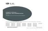 OWNER’S MANUAL Safety and Reference - S MANUAL Safety and Reference LED TV* * LG LED TVs are LCD TVs with LED backlighting. P/No : MFL69272402 (1607-REV07) *MFL69272402* Please read