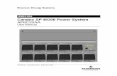SP 48300 Power System AP6C55AA - Mike's PBX Cookbook · PDF fileRectifier –48 V dc, ... List of available alarms and their default ... Emerson Energy Systems Candeo SP 48300 Power