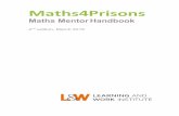 · PDF fileThe Maths Mentor project Led by Learning and Work Institute (L&W) and funded by the ... card sets (each trainee mentor needs a cut-out set of all the cards –