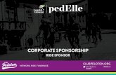 pedElle 2018 Ride Sponsorship v1 - Club Peloton · PDF fileincredible views of the sea then heading inland for some challenging climbs and thrilling descents. Riders will be ... pedElle